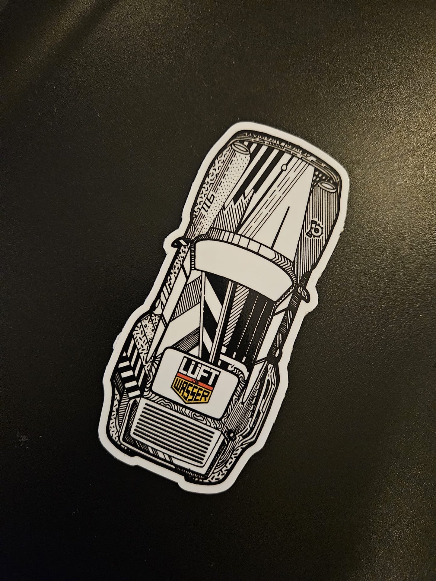 Luft Vs Wasser Sticker Twin Pack