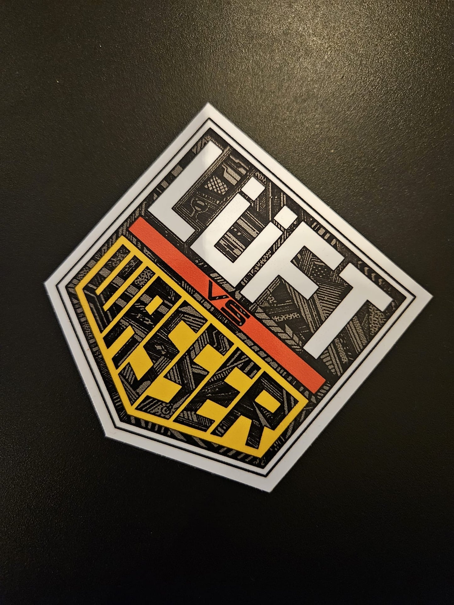 Luft Vs Wasser Sticker Twin Pack